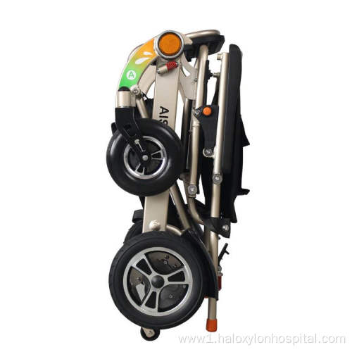 hospital light weight folding electric wheelchair